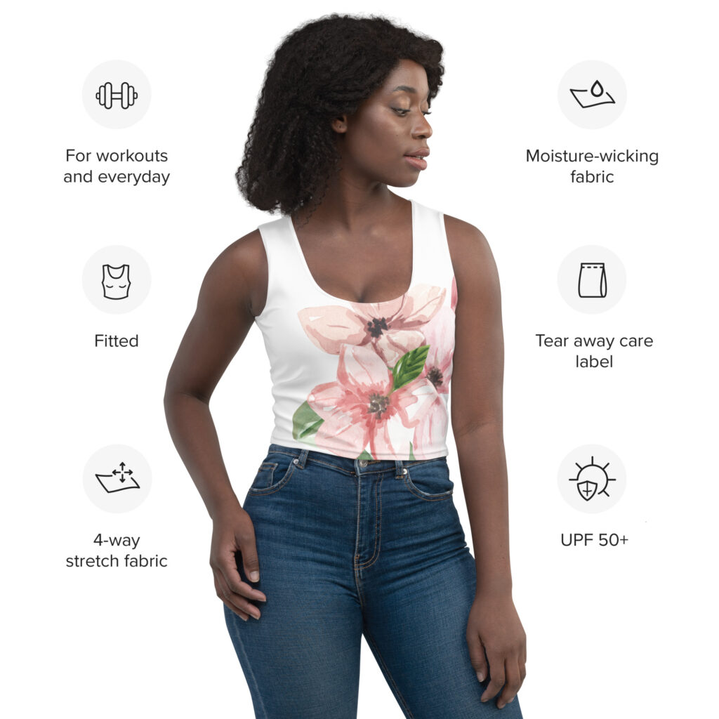 Mamalicious - Top à fleurs avec col montant Mamalicious - Top à fleurs avec col montant